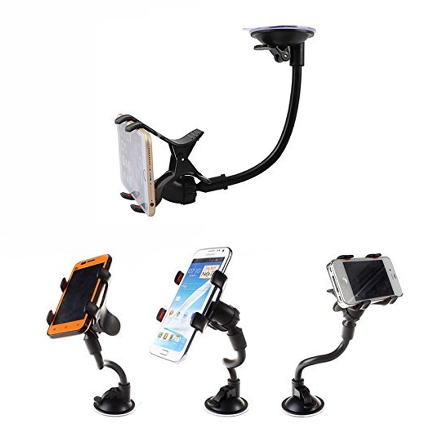 0282B Flexible Mobile Stand Multi Angle Adjustment with 360 Degree Adjustment For Car & Home Use Mobile Stand 0282B Flexible Mobile Stand Multi Angle Adjustment with 360 Degree Adjustment For Car & Home Use Mobile Stand